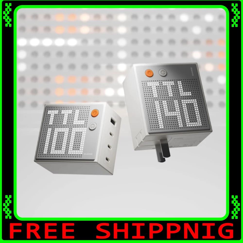 

SHARGE точечное зарядное устройство 140 Вт нитрид галлия быстрая зарядка экран дисплей зарядное устройство для мобильного телефона ноутбук iPhone17 Macbook подарки