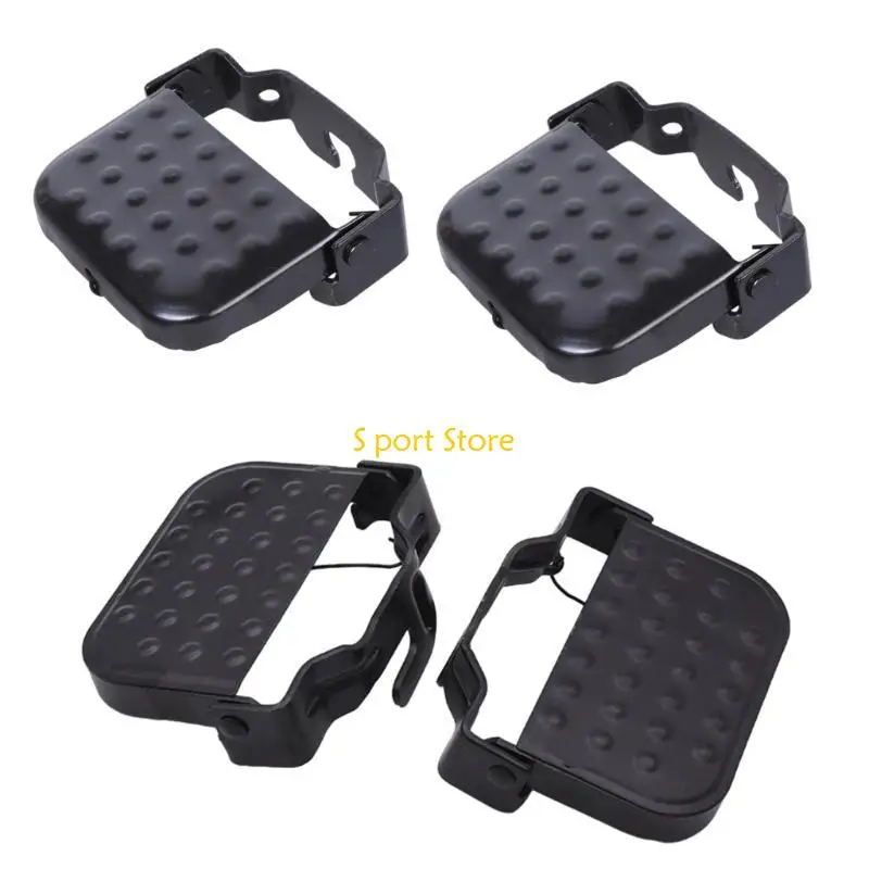 U2JB Rear Seats Bicycles Pedals for Mountain Bikes, Bicycles Footrest for Mountain Bikes Folding Bicycles Foot Plates Pedals