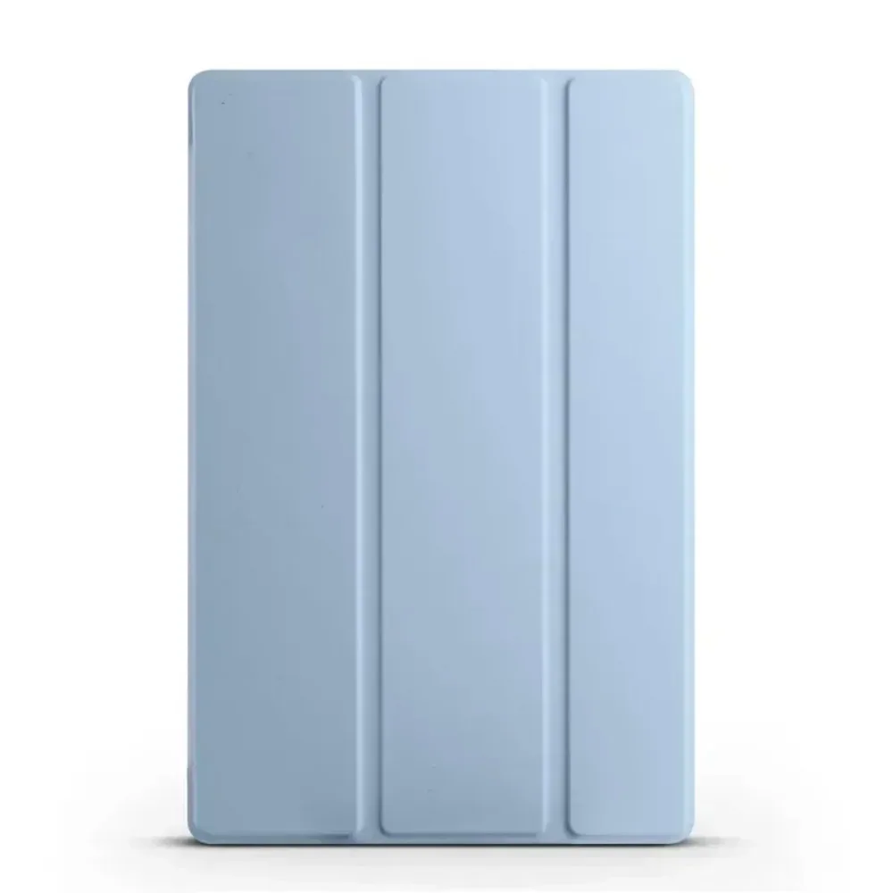 Trifold PU Leaher Kickstand Tablet Case For OnePlus Pad 3 Soft TPU Back Honeycomb Heat Dissipation Full Body Protect Cover