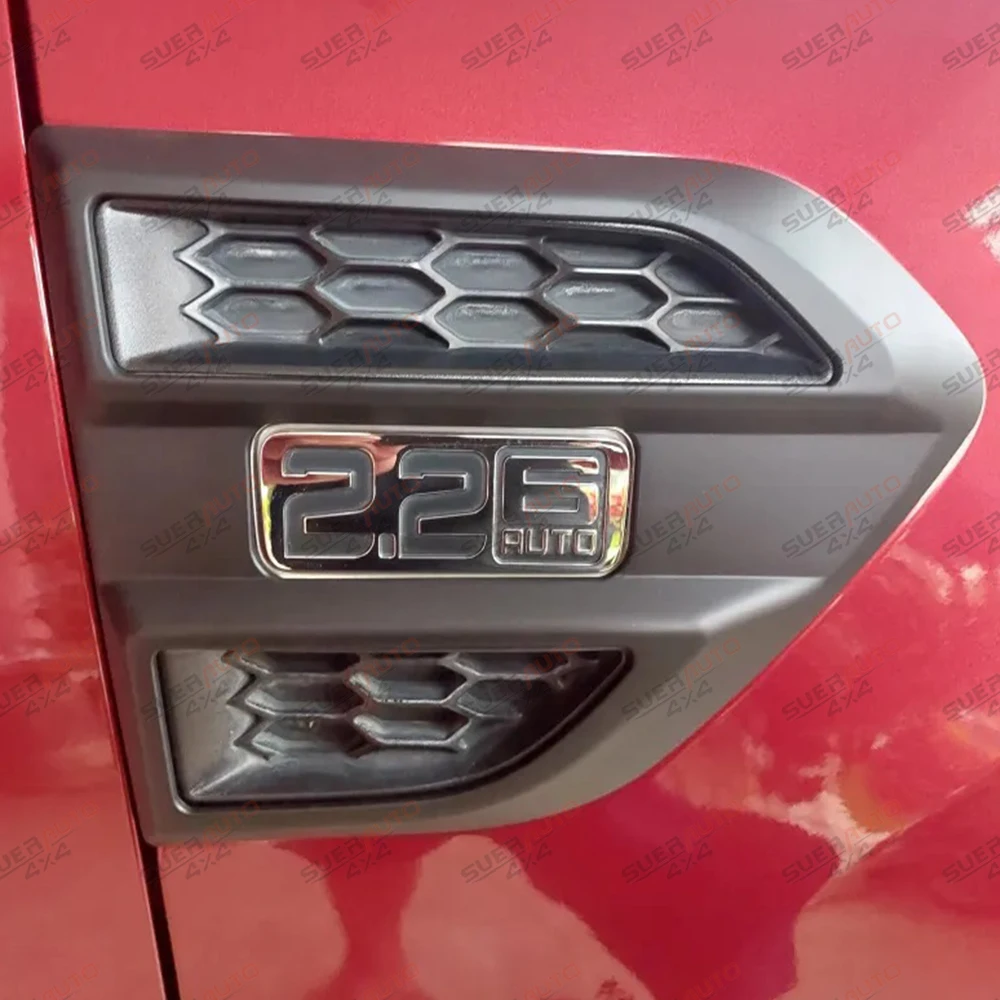 Matte Black Side Vent Cover Trim For Ford Ranger 2015-2022 T7 T8 Wildtrak XLT XL XLS SPORT ABS Side Air Vent Cover Right Left view 2
