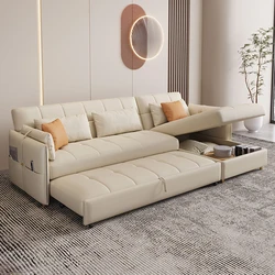 Nordic European Sofas Lounge Kawaii Storage Modułowe składane sofy do salonu Białe relaksujące канапе Convertible Home Furniture