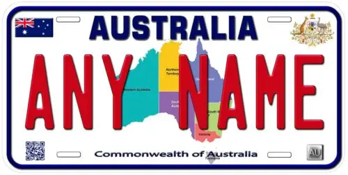 Australia Custom Personalized Novelty Car Tag License Plate Aluminum