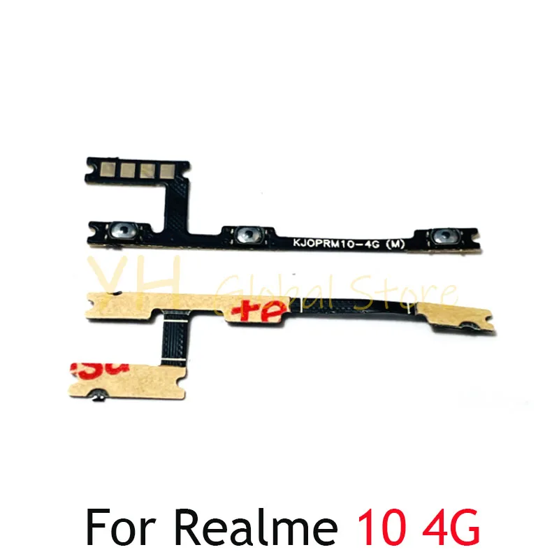 

5PCS For OPPO Realme 7 8 8i 9 9i 10 Pro Power On Off Switch Volume Side Button Flex Cable Repair Parts