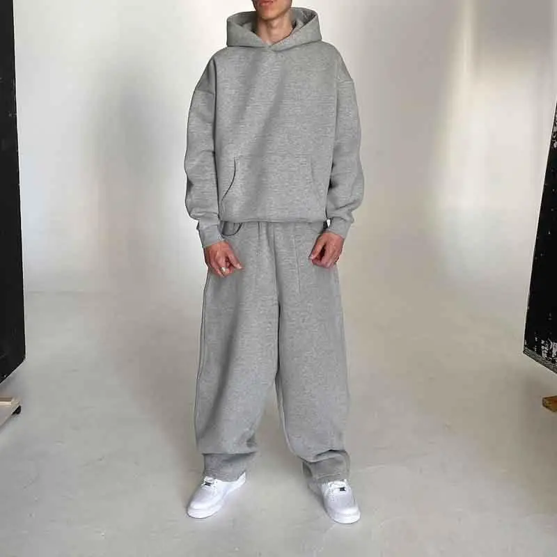 

Комплект: толстовка с капюшоном и спортивные брюки для пары, с длинным рукавом, удобный, из полиэстера, осенняя мода, женская толстовка