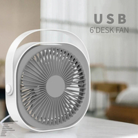 2024 New Desktop Fan Rechargeable Portable Circulator Wireless Ceiling Electric Fan with Power USB Student Rechargeable Mini Fan