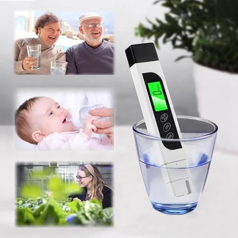 Water Test Meter Accurate And Reliable,TDS Meter, EC Meter & Temperature Meter 3 In 1,Water Test Meter