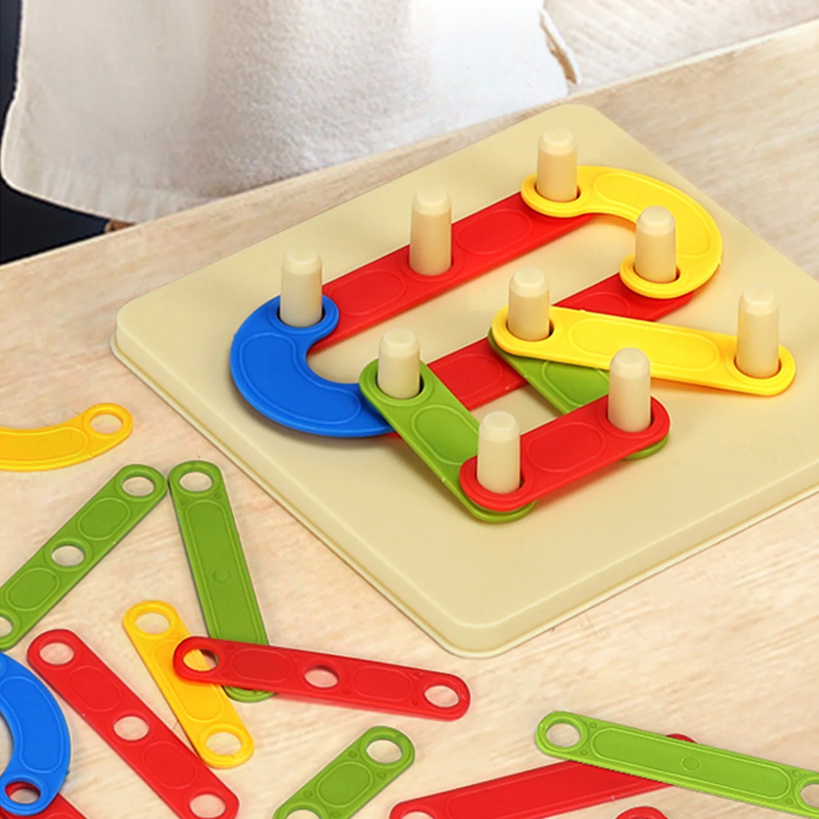 Jouets de trieur en plastique pour enfants, jouet de tri de couleurs en forme Montessori, cadeau d'anniversaire et de Festivals