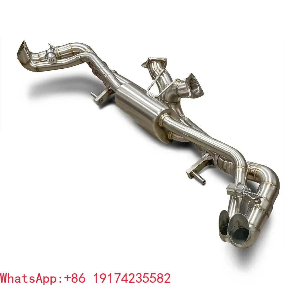 

For Audi R8 V10 Exhaust 5.2 2020-2023 Custom Tuned Remote Valve Catback Performance Exhaust Conversion