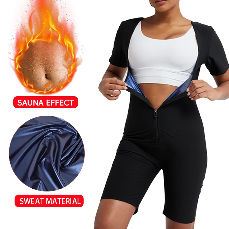 

Sauna Sweat Suits Polymer Sweat Suit Waist Trainer Suits Hot Sweating Fat Burn Bodysuit Slimming Corsets Weight Loss Shapewear