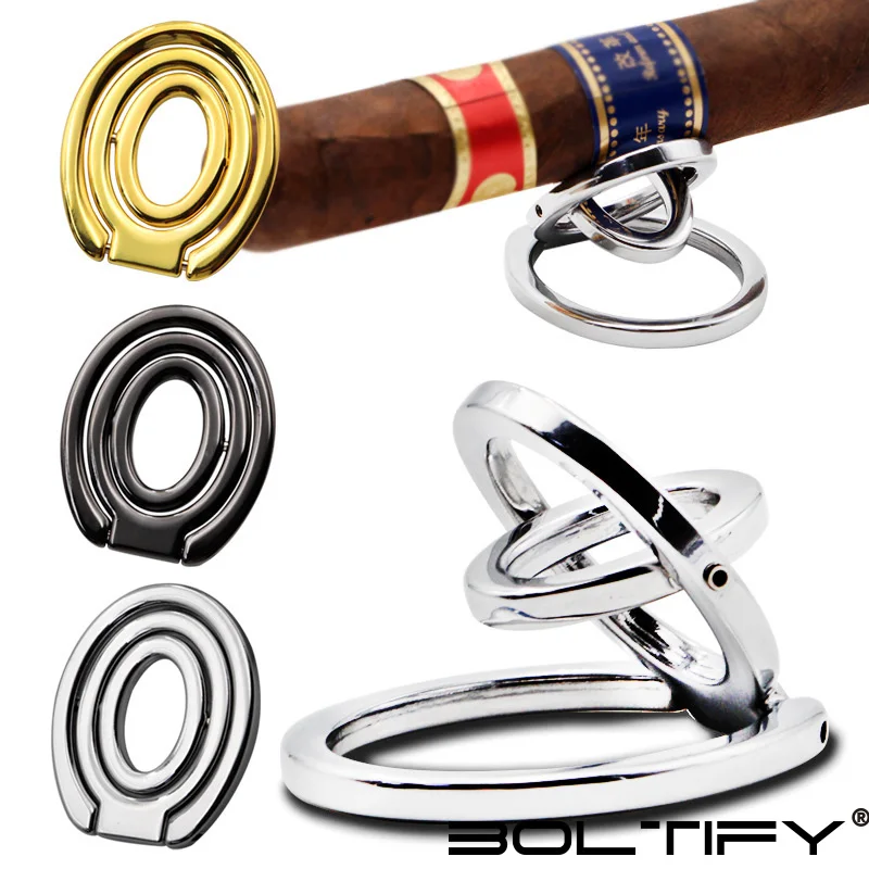 

Boltify Hot Sale Portable metal folding cigar holder - Travel outdoor cigar stand - Gift for men Smoking Accessories