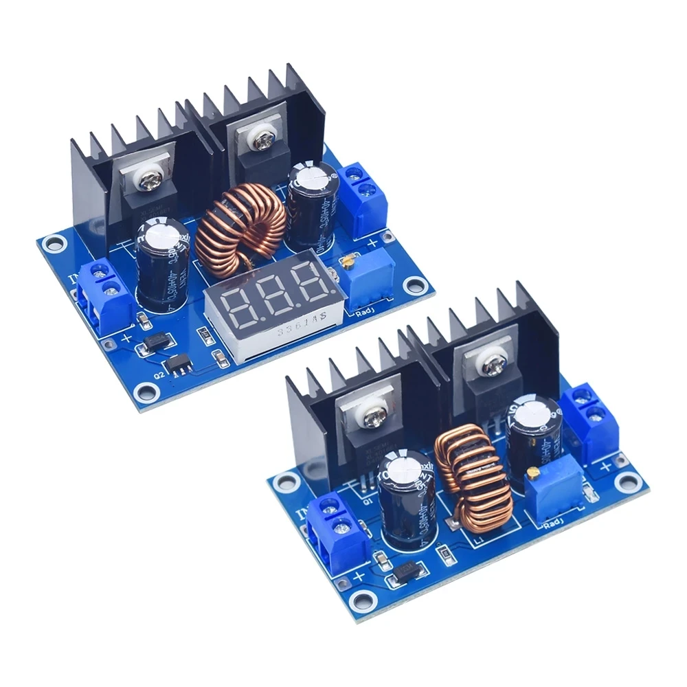 LED Voltmeter PWM Adjustable 4-36V To 1.25-36V Step-Down Board Module XL4016 8A 200W DC-DC Power drop Module