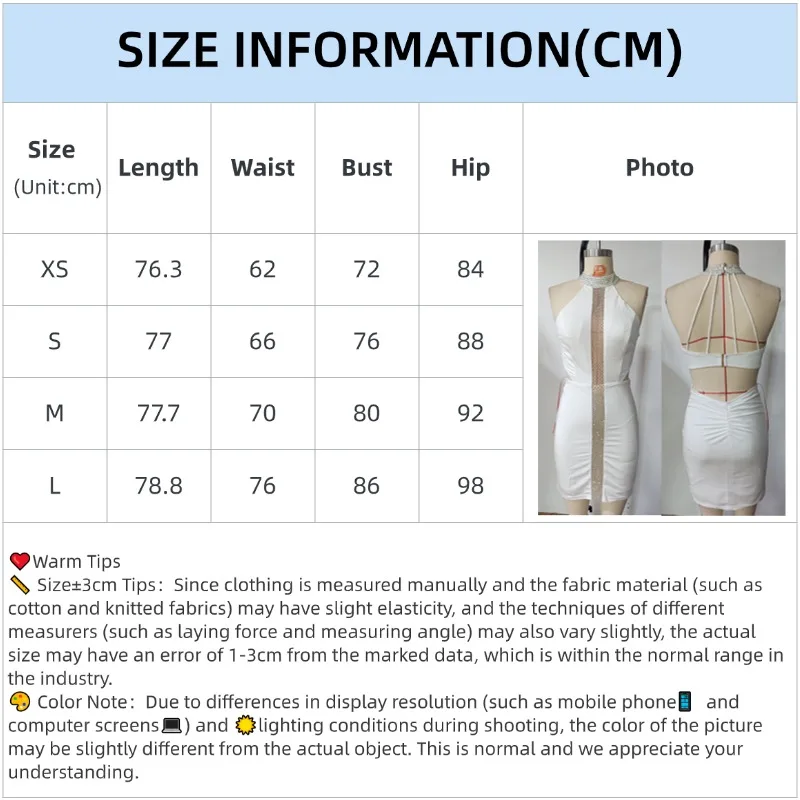 Zeyla Mini robe sexy, robe moulante dos nu découpée ornée de strass pour femme, robe ajustée pour tenue de soirée