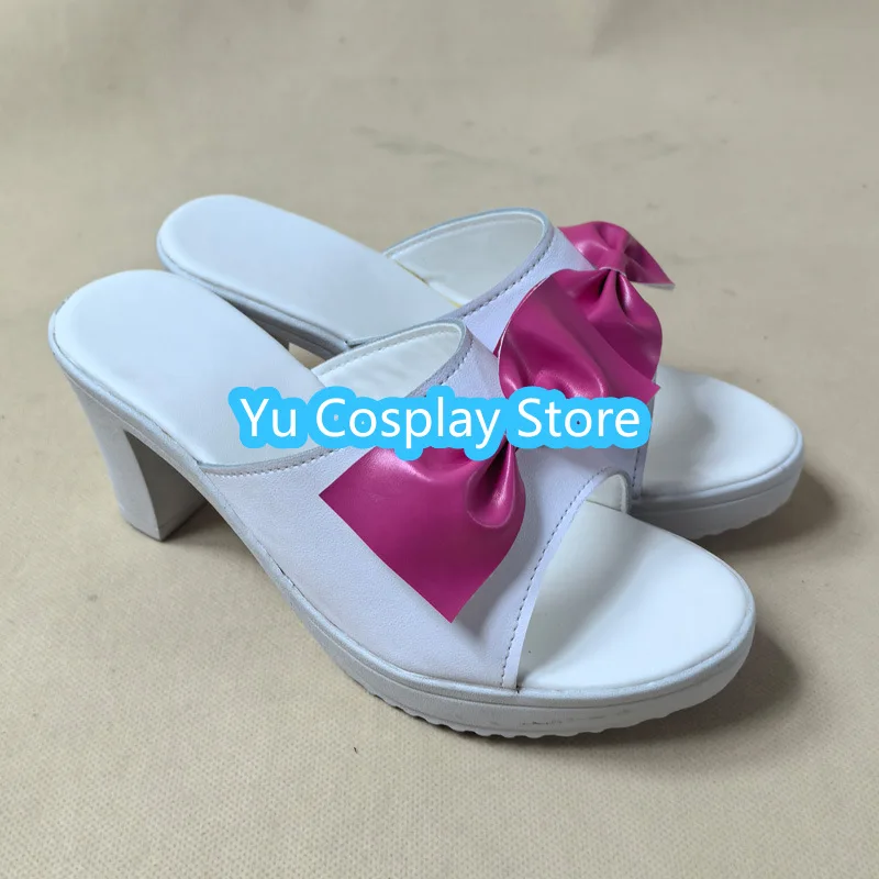 Yu Cosplay Store Monogatari Series Shinobu Oshino zapatos de Cosplay para hombres y mujeres juegos de Anime accesorios de carnaval fiesta