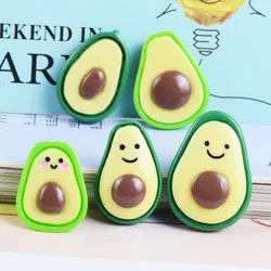 10pcs Kawaii Cartoon Resin Avocado Series Flatback abbellimento Cabochon Scrapbooking figure artigianato casa delle bambole miniature Charm