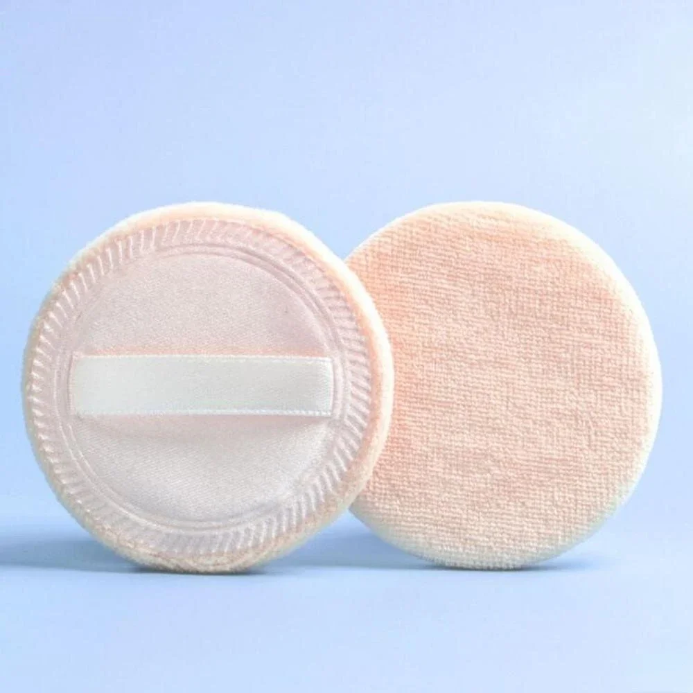 6 قطع من منتفخة كريم أساس بودرة الوجه الدائرية، منتفخة مستحضرات التجميل الناعمة المحمولة لتطبيق المكياج، أداة تجميل أساسية للمكياج