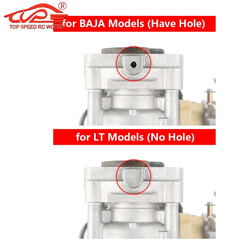 36CC 듀얼 링 시동이 쉬운 4볼트 엔진 업그레이드 (1/5 HPI 로펀 킹 모터, 로반 바하, 로시 5ive-t FG, 고페드 레드캣 RC 부품용)