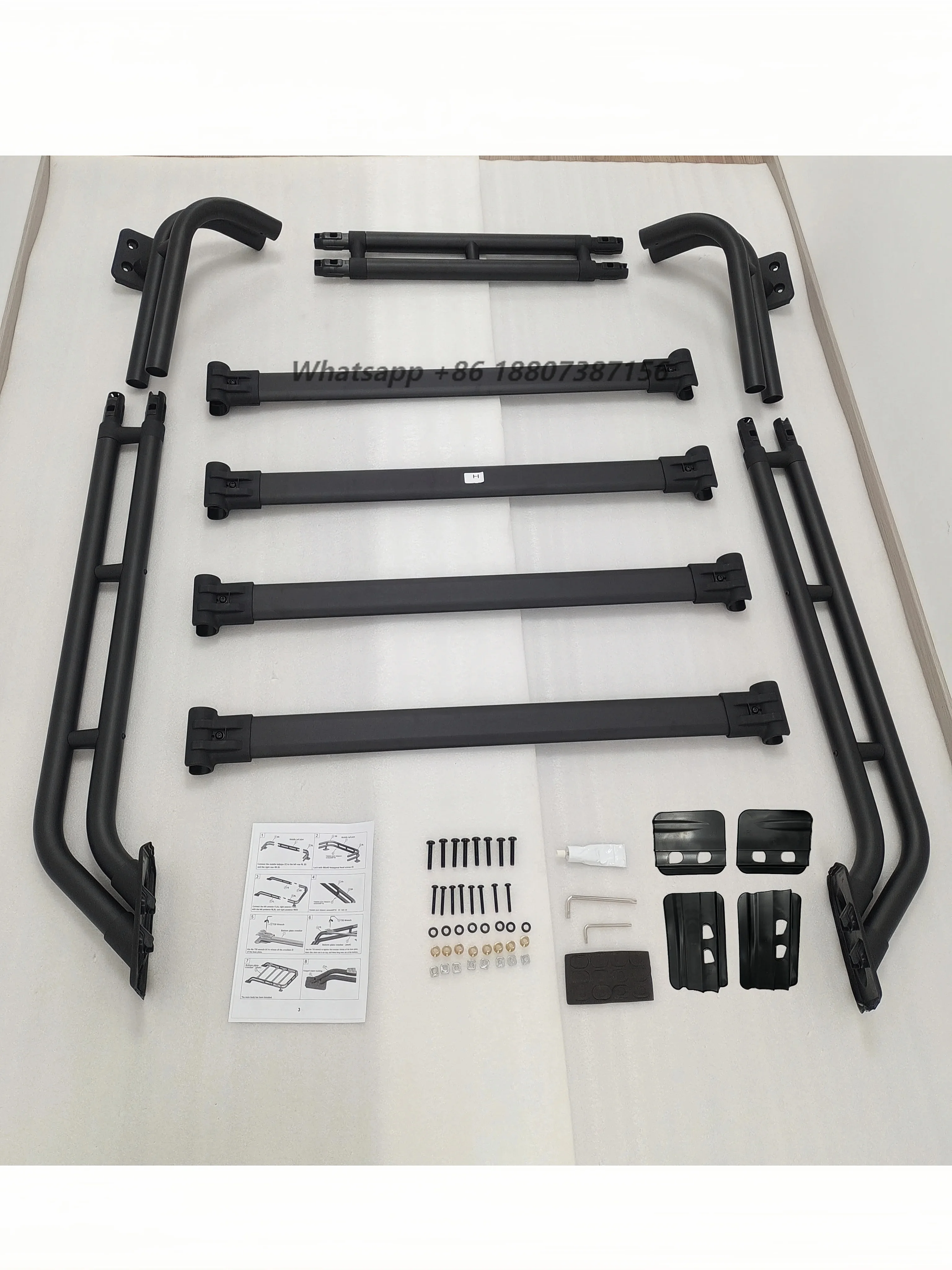 

MX Roof Rack Basket Rooftop Cargo Carrier Extension Black Car Top Luggage Holder for 4runner 2014-2017 2018 2019 Aluminum
