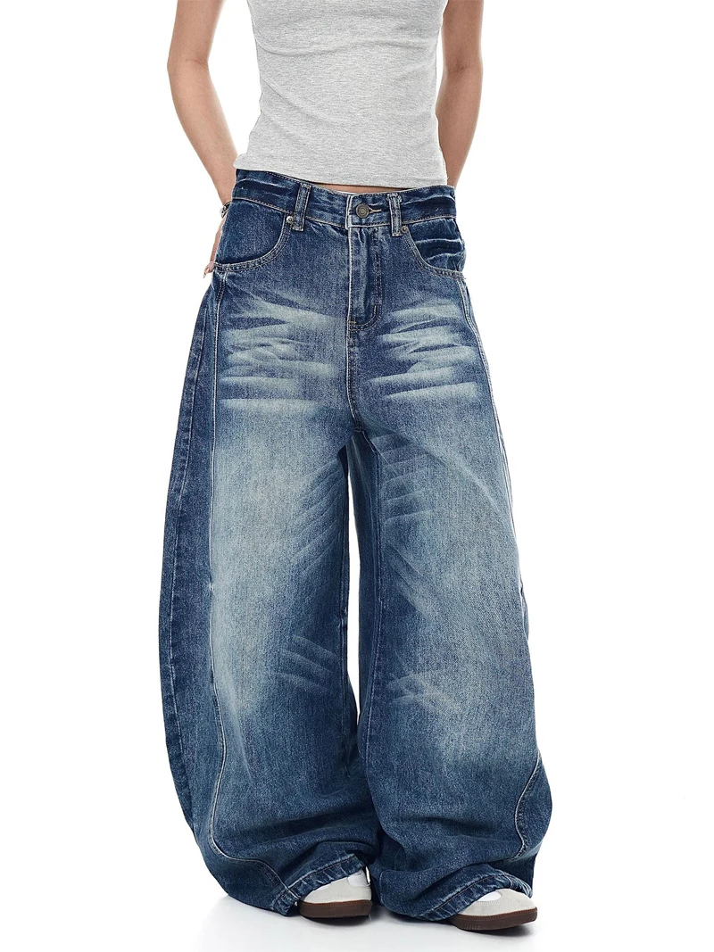 Pantaloni Scimitar Donna Per Donna Baggy Autunno Velluto Cargo Oversize All'aperto Gamba larga Multi-tasche Patchwork Plaid Urban Y2k