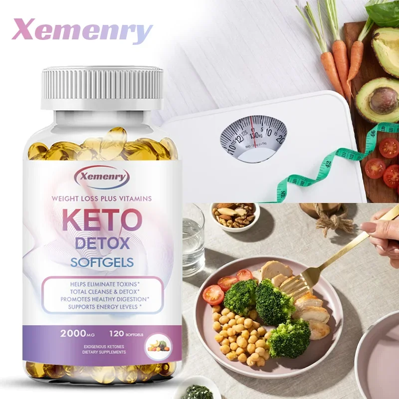 Keto Capsules - Promote Weight Management, Improve Metabolism, Support Body Cleansing and Detoxification