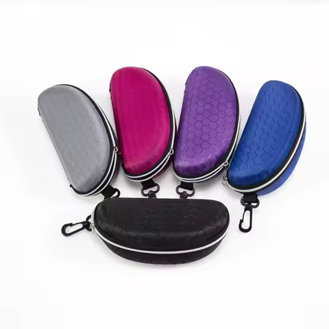 8 Colors Sunglasses Reading Glasses Carry Bag Hard Zipper Box Travel Pack Pouch Case New