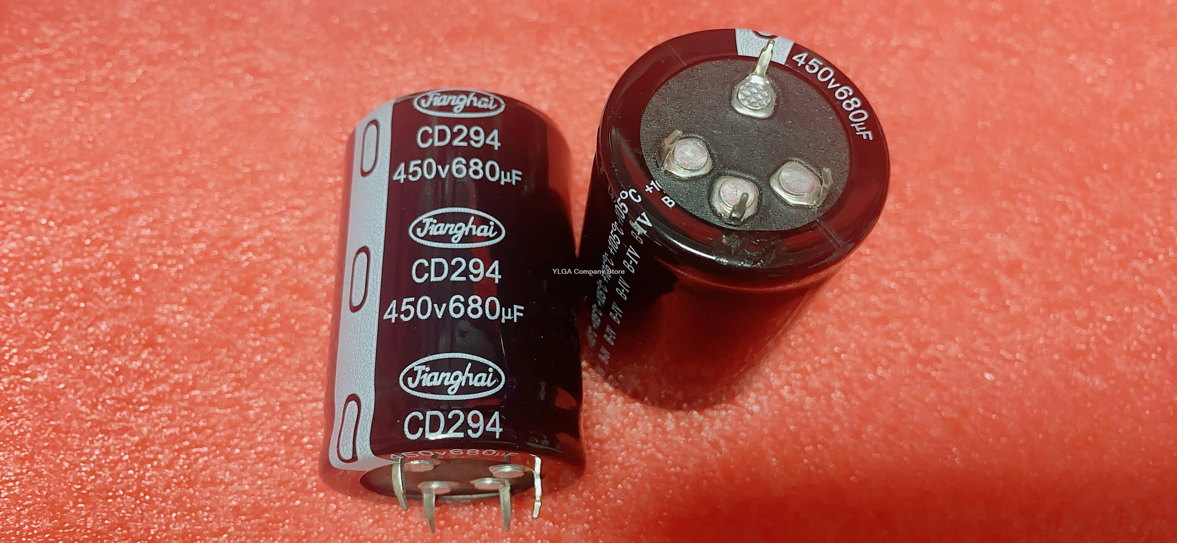 4-pinowy oryginalny kondensator CD294 400V470UF 450V560UF 400V680UF Brand New! 1 SZTUK -1 partia