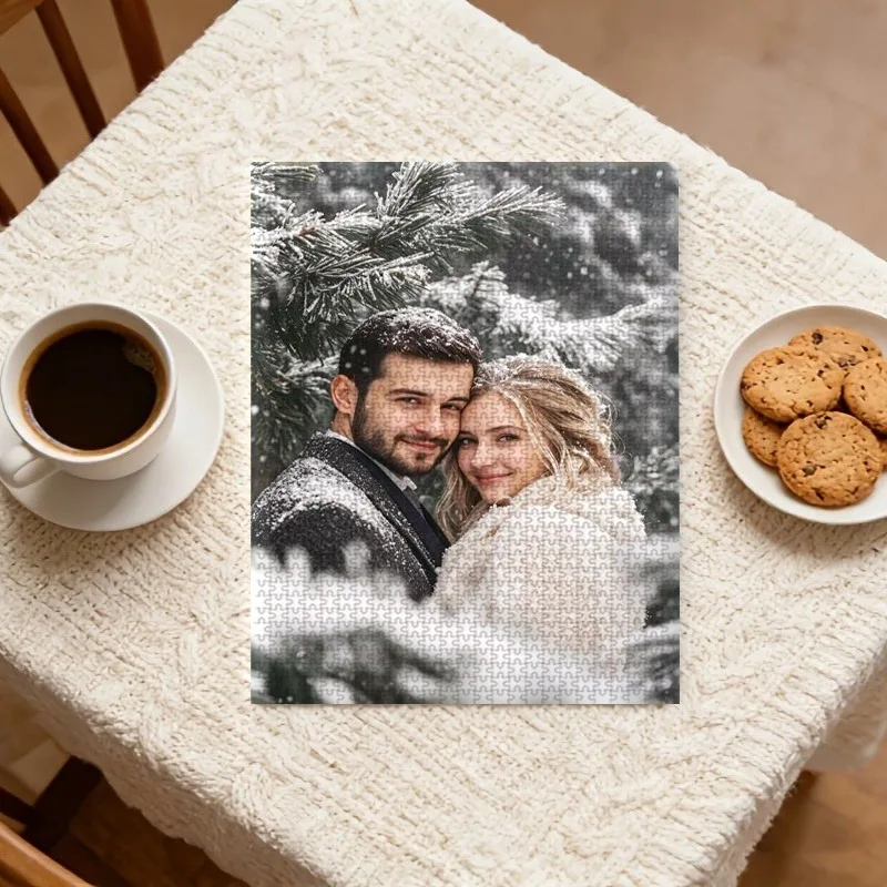 35/300/500/1000pcs Personalized Custom Photo Puzzle Family Photos Toys Personalized Jigsaw Puzzles Handmade Gifts