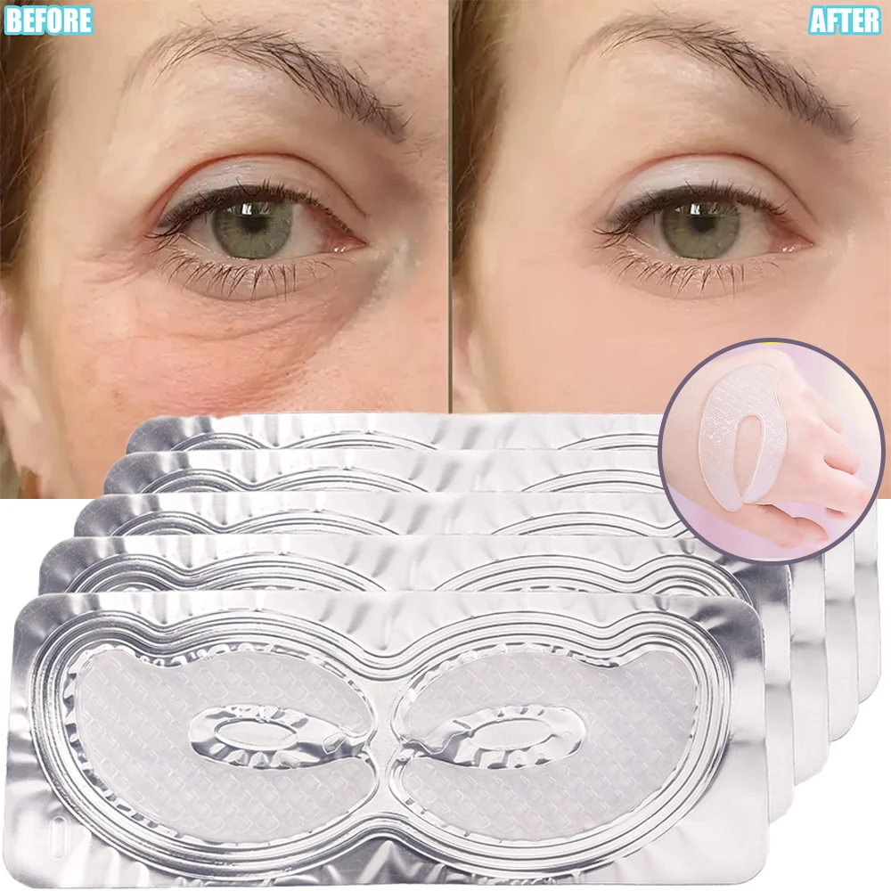 6/4/2 pary kolagenowych maseczek pod oczy, usuwających cienie pod oczami, nawilżających, ujędrniających, liftingujących, redukujących drobne linie, pielęgnujących skórę okolicznej.