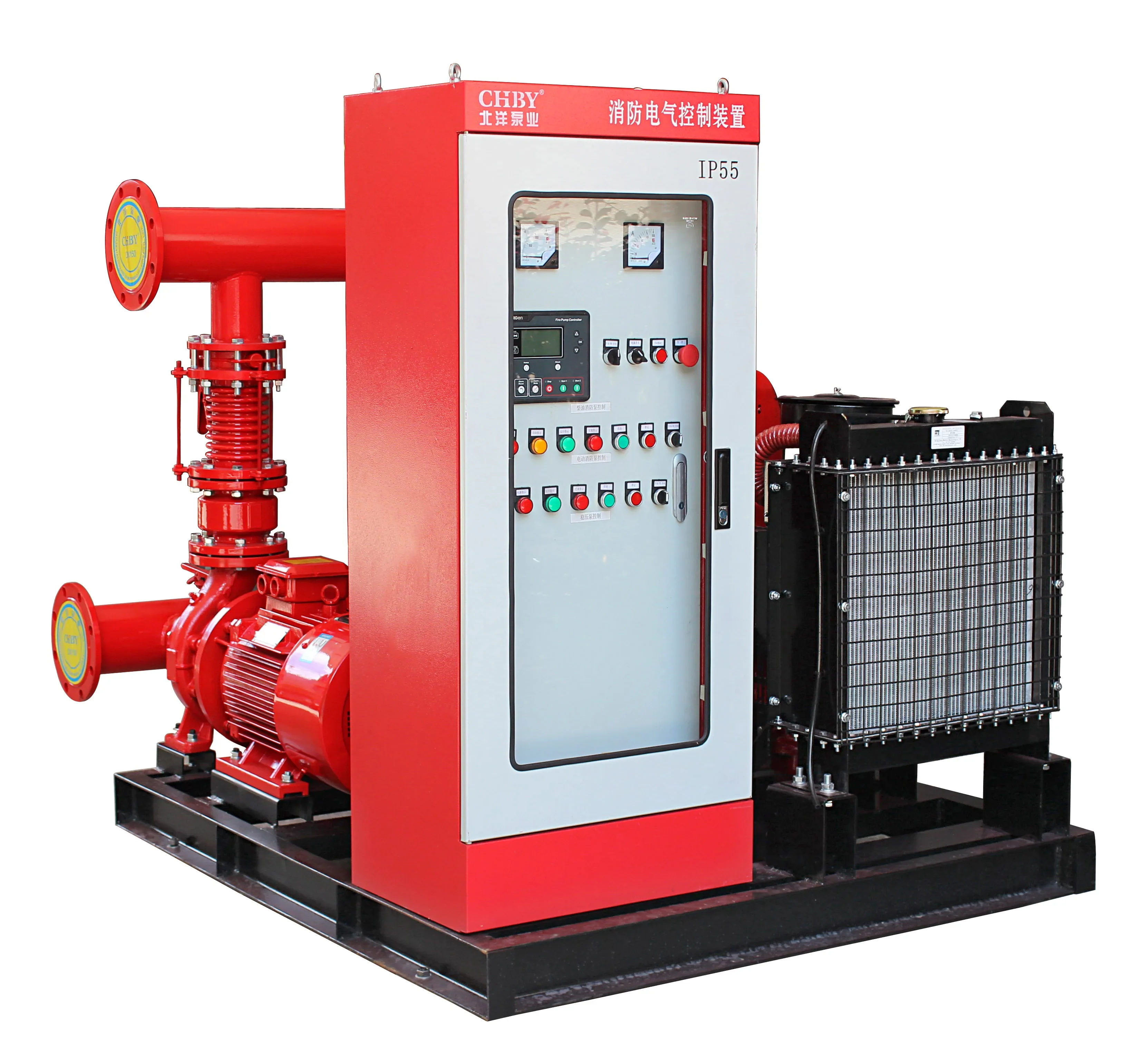 Hot Selling Good Quality Factory Customized Fire Pump System With End Suction Centrifugal And Jockey Pumps