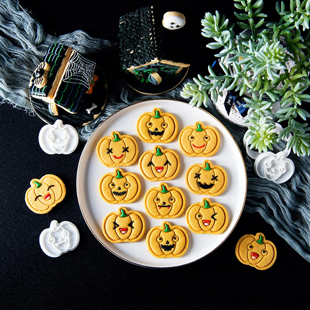 

Creative Halloween Ghosts Cookie Mold DIY Bakery Tools and Accessories Cookie Stamp