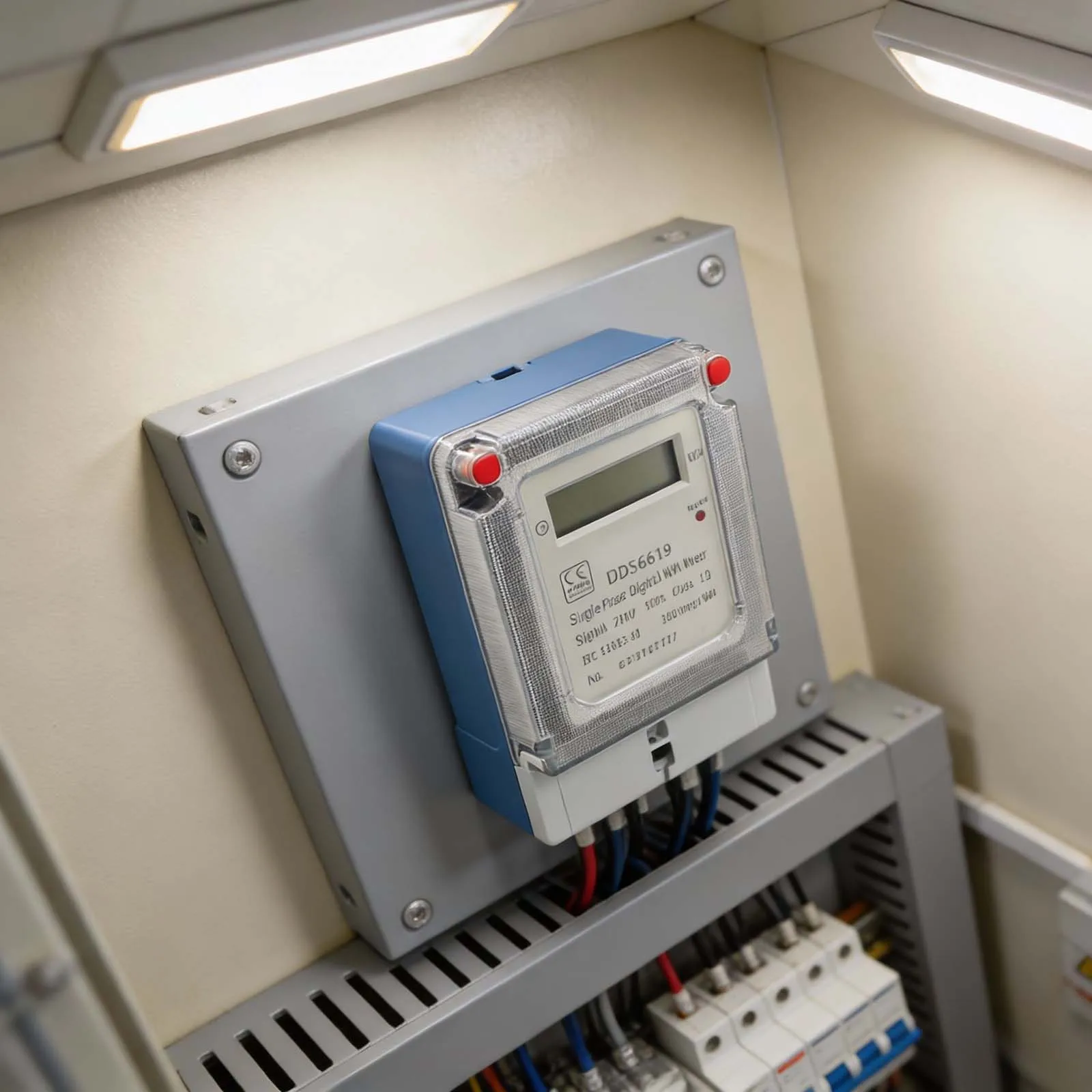 Accurate Electricity Measurement Device Energy Meter AC 220V Energy Meter Accurate Measurement High Current Capacity