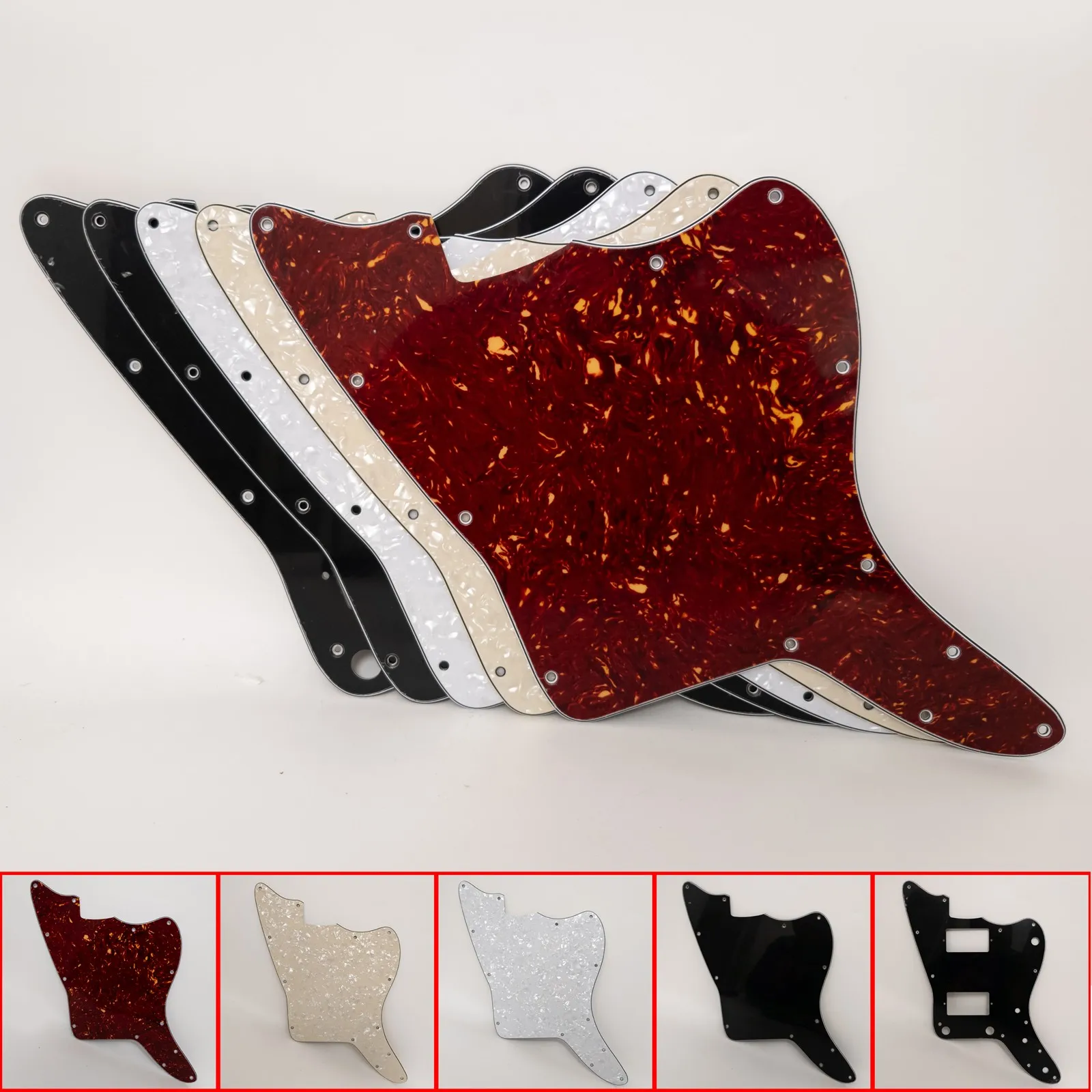 custom-guitar-parts-for-us-jm-style-blank-with-fixed-screw-holes-guitar-pickguard-replacement
