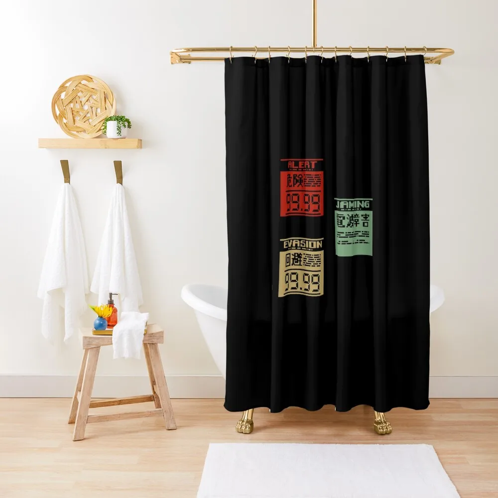 

MGS Alert Pack Shower Curtain Bathroom And Shower Products Waterproof Fabric Shower Set For Bathroom Curtain