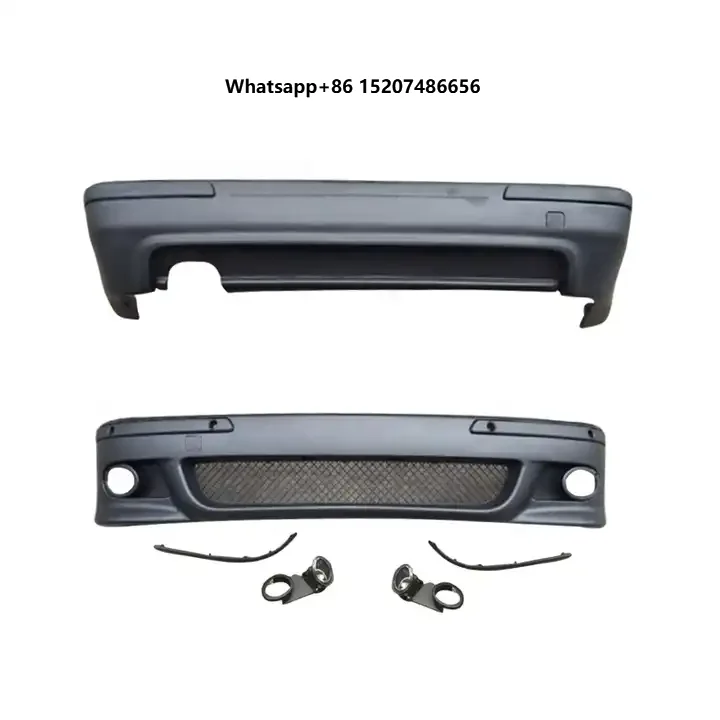 5 Series E39 520i 1995-2003 Upgraded M5 Style Front Bumper Rear Bumper Molded Polypropylene Car Bumper