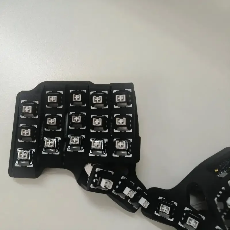 Charybdis nano split teclado sem fio bluetooth teclado ergonômico zmk mudança de chave teclado mecânico permutável quente personalizado