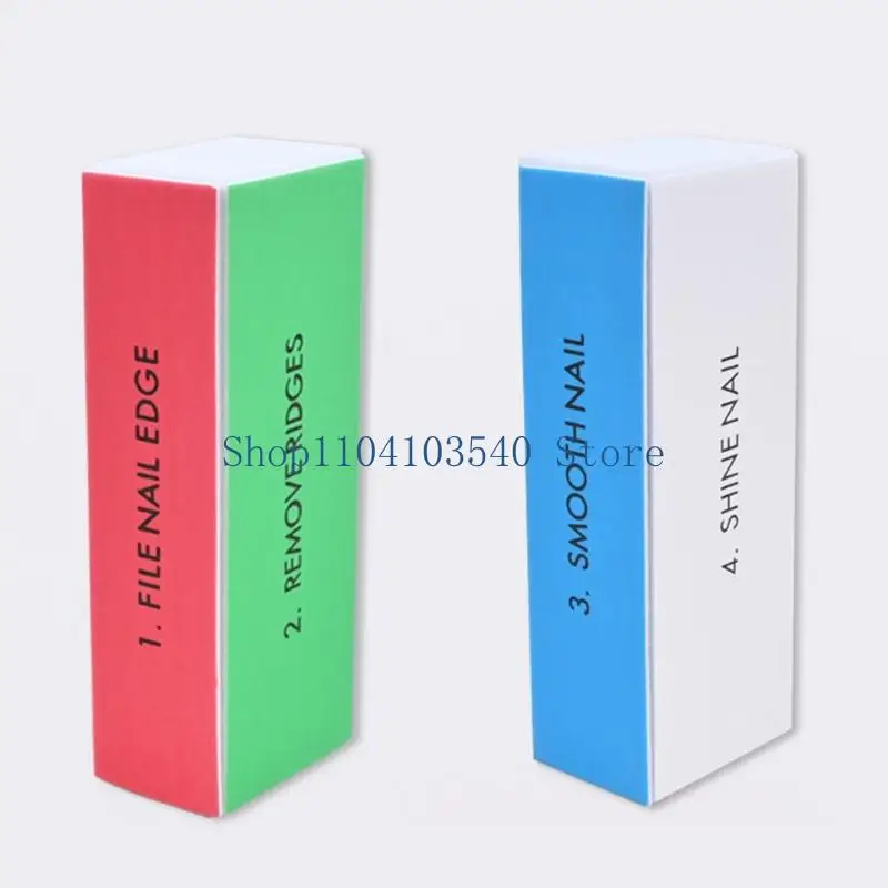 02DC Professional Unguis Polishing Block 4 Hominy Tall Density Spongiform Comfortable For Homestudio Use