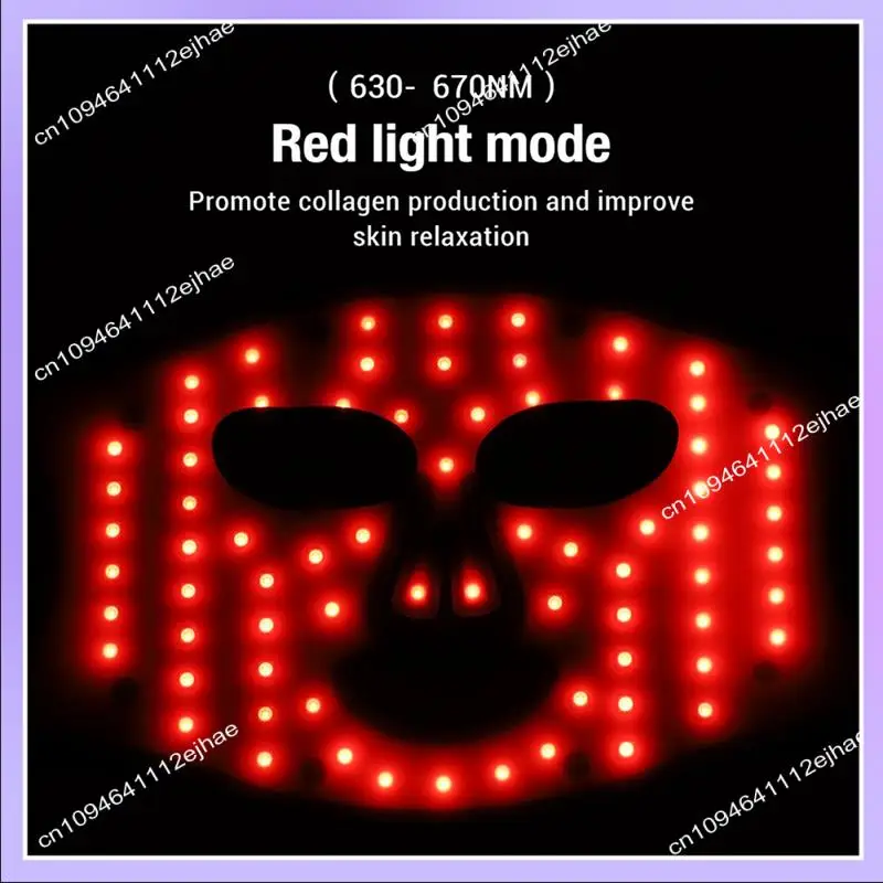 قناع إلكتروني N83R USB لتجديد شباب IPL يضيء الخطوط الدقيقة ويضيء لون البشرة بشكل مريح للمس