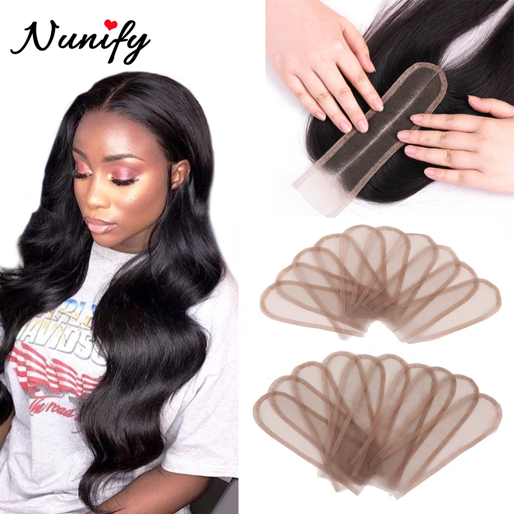 

Nunify Swiss Lace Net For Making 13X4 13X6 Lace Frontal Hd Lace Net For 4X4 5X5 Lace Closure 3Pcs Brown Transparent Hair Net