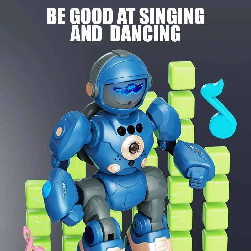 Intelligent Remote Control Robot Interactive Dancing Music Electric Robot Voice Dialogue Robot Toy Kids RC Robotic Child Gifts