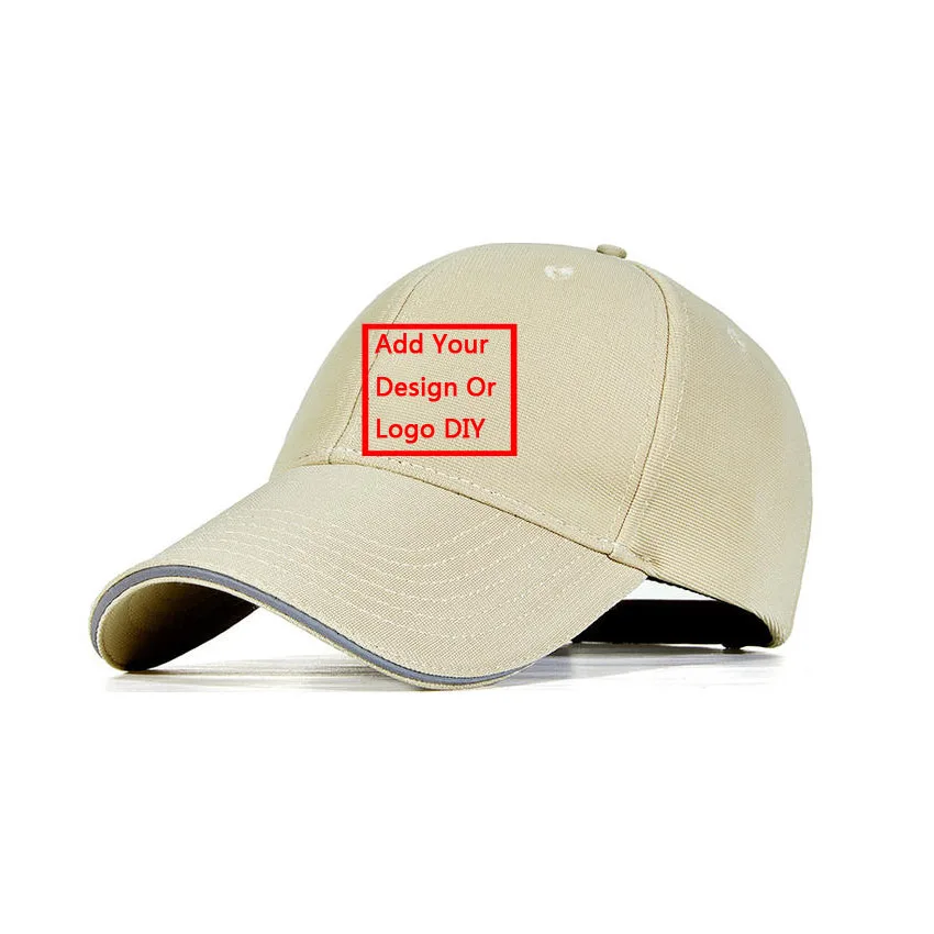 

Unisex Cotton Baseball Caps Snapback Hat High Quality Outdoor Hip Hop Hat Dad Cap For Man Women Add Your Design Or Logo DIY