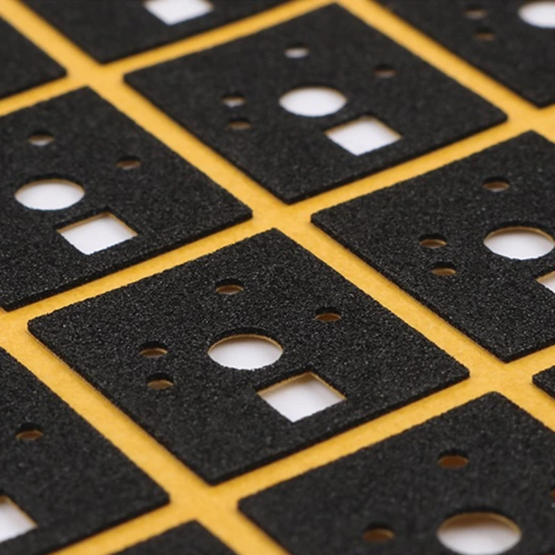 120pcs/pack Mechanical Keyboard Stabilizer Film Shaft Gasket Sticker