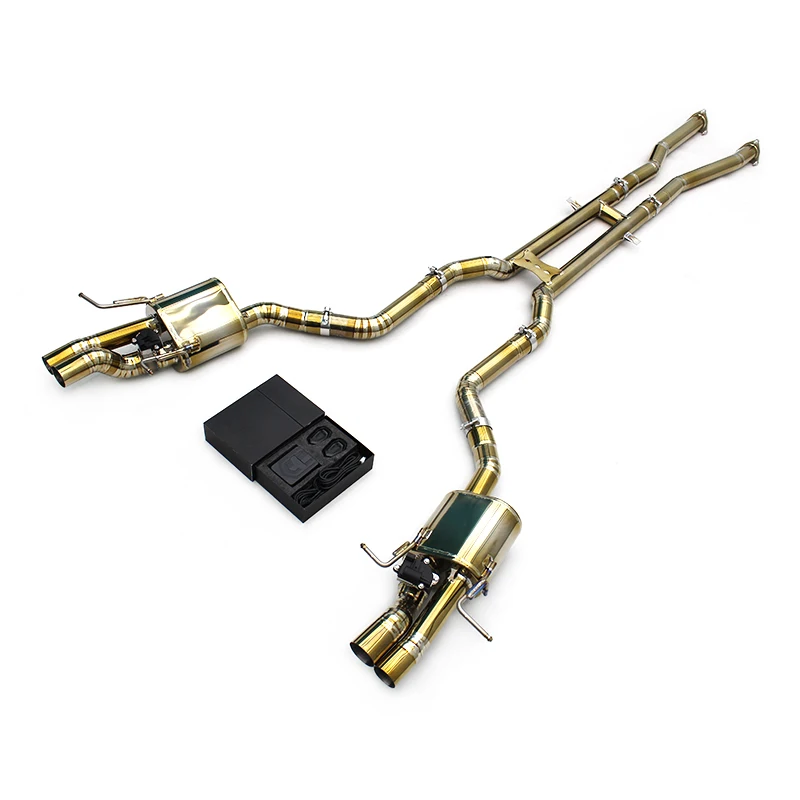 Yooking Racing Valved Catback Exhaust For Bentley Continental Flying Spur W12 (2005-2013) - High Performance Titanium System