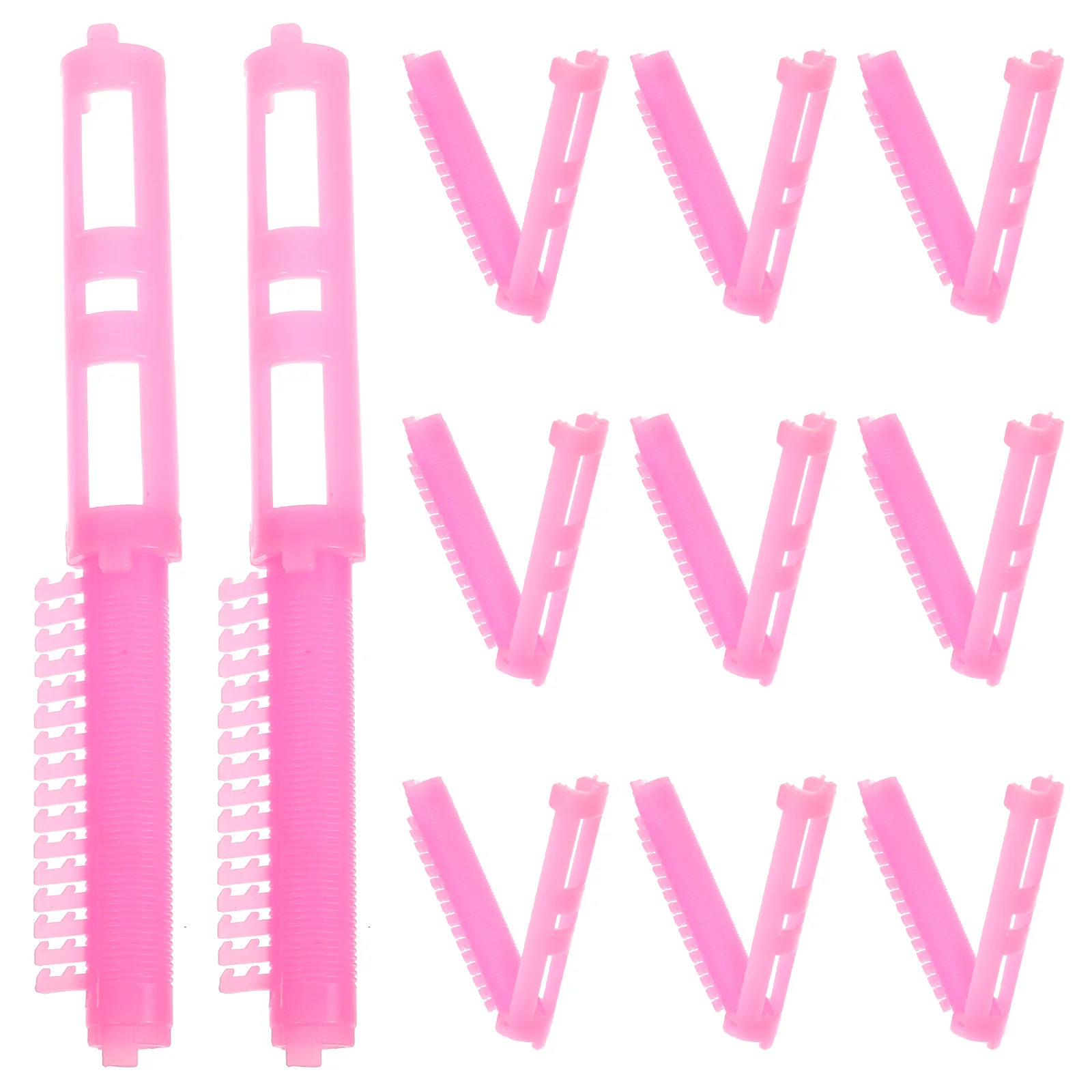 Perm Bar Hair Clip Roller Clips for Volumizing Styling Tool Rods Natural Root Curly Volume Curler Crimper