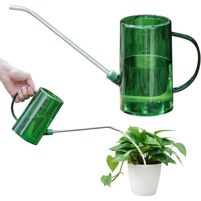 Arrosoir à long bec pour usage domestique – Idéal pour les plantes de jardin, les plantes en pot, les succulentes et l'arrosage des fleurs