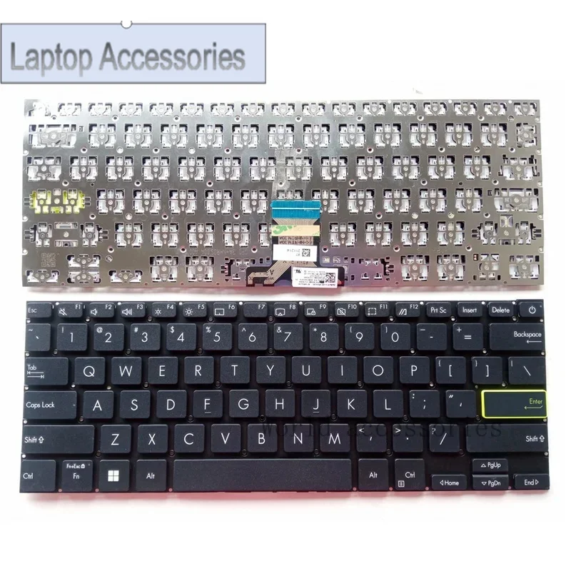 A+ US/RU Nuevo teclado para portátil Dell XPS 13 9300 13-9300 con retroiluminación