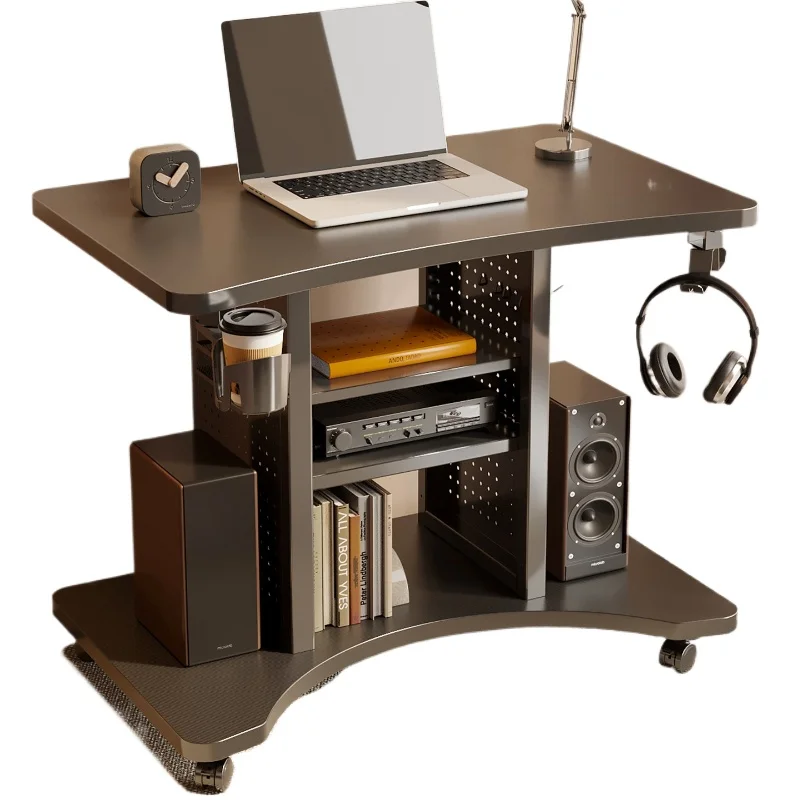 

Multifunctional mobile game base station hole board computer desk, bedroom home desktop e-sports table