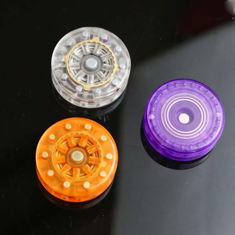 PMMA Ratchet Coin Mechanical Magnetic Push Card Fun EDC Toy Stress-Relief Ratchet Coin ADHD Focus Toy Office Desk Toys