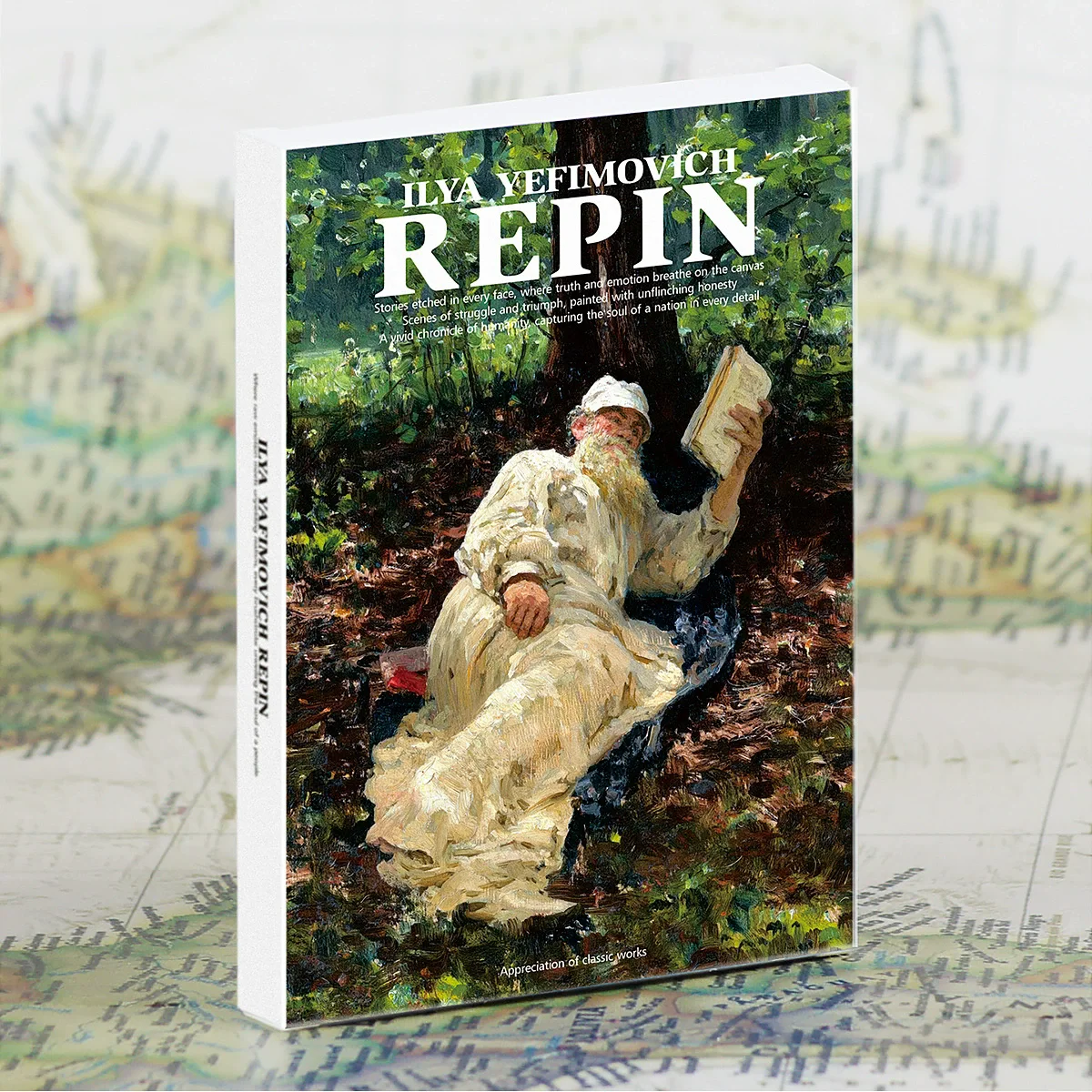 Ensemble de cartes postales de peinture à l'huile Repin Yefimovich, 30 pièces, cartes de vœux de Collection d'œuvres d'art de réalisme russe classique
