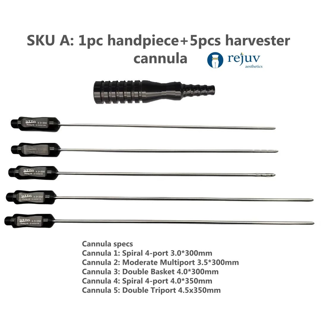 

Легкие и объемные канюли для липосакции (LVH) из алюминиевого сплава изогнутой формы для увеличения объема бедер