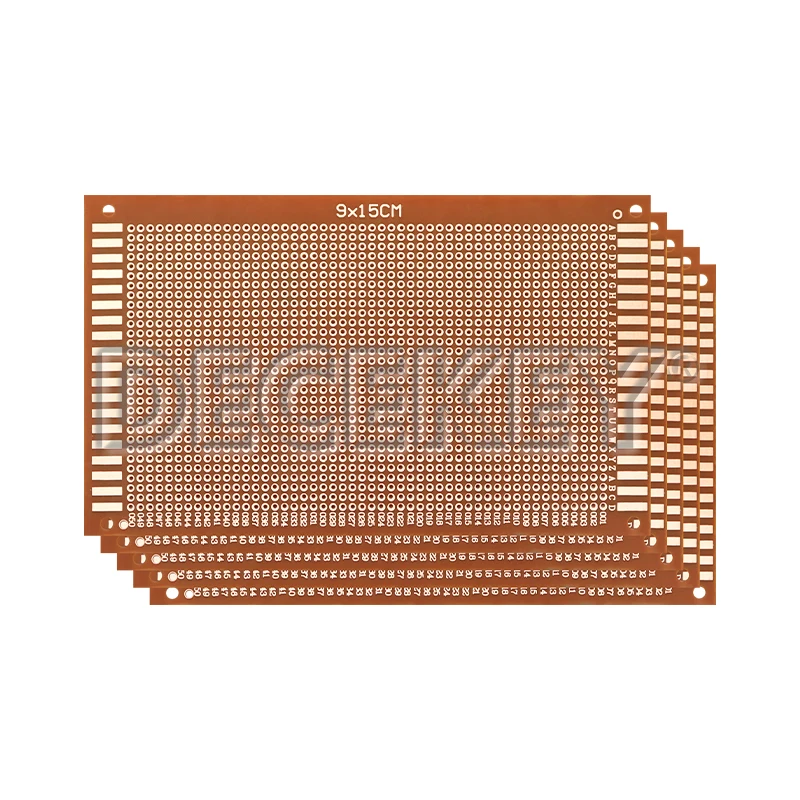 5 قطعة 9x15 سنتيمتر لوحة دارات مطبوعة عالمية أصفر من جانب واحد PCB لوحة دوائر كهربائية مطبوعة لاردوينو