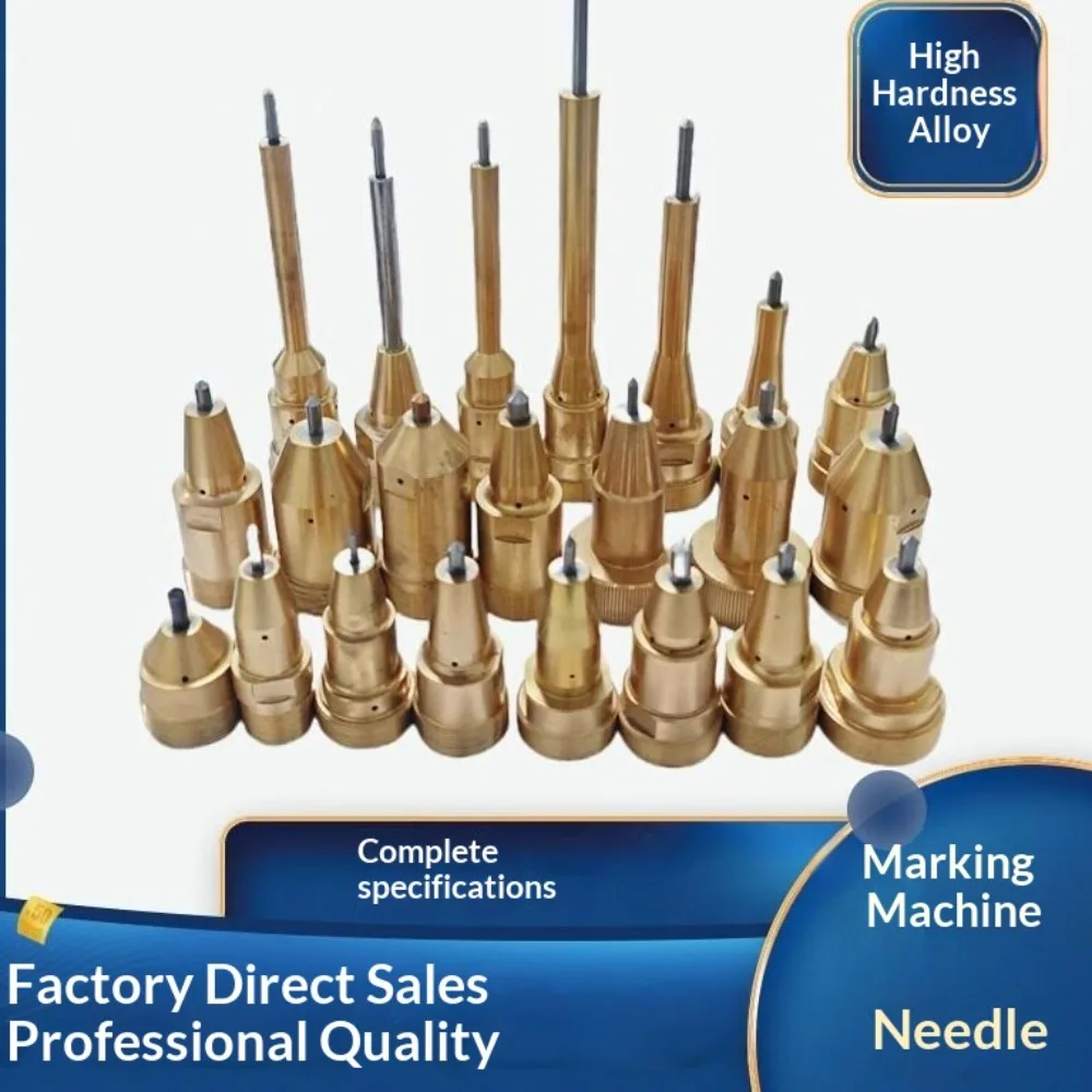 Carbide Marking Pin Pneumatic Dot Peen Needle Engraving Tip for Nameplate Coding Metal Mould Steel Hardware Workpiece Marking